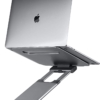 Ergonomic Laptop stand for desk, Adjustable height up to 20", Laptop riser computer stand for laptop, Portable laptop stands, Fits MacBook, Laptops 10 15 17 inches, Laptop holder and Laptop desk stand